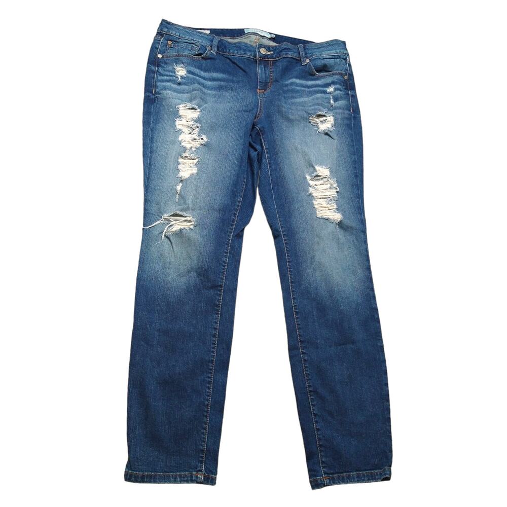 Torrid Distressed Ripped Skinny Jeans Size 18